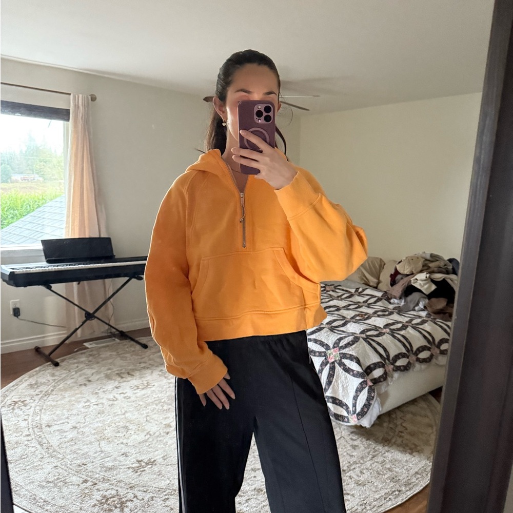 lululemon athletica Vibrant Orange Hoodie